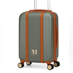 Badgley Mischka Mia 26”Luggage Spinner Vintage Vegan Exp Travel Bag suitcase